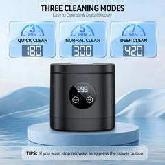 Demonstration of three cleaning modes