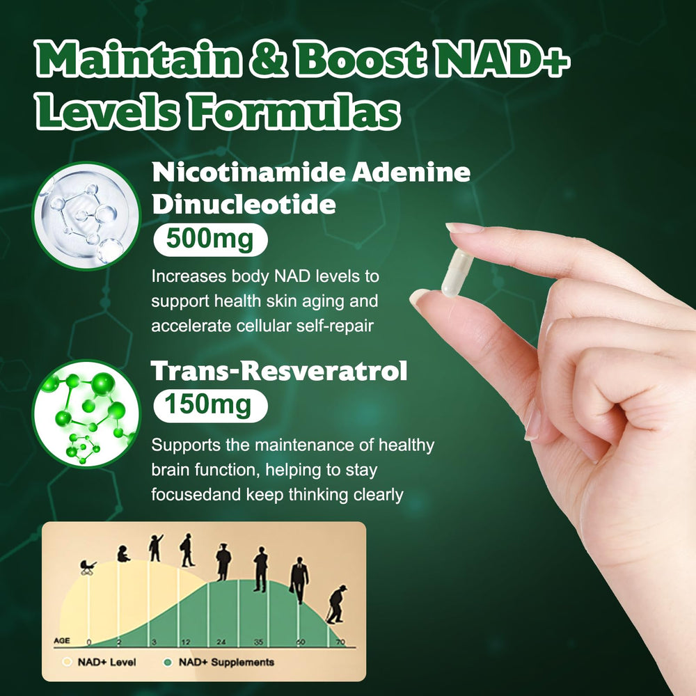 Front label of Tecepec NAD+ bottle
