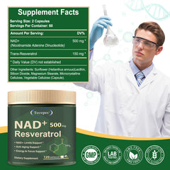 Blend of NAD+ and Resveratrol