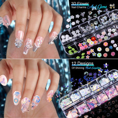 Teenitor bow nail charms collection adds playful elegance