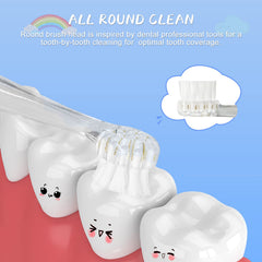 Compatibility chart for SEAGO, Brush-Baby, and Dada-Tech toothbrush heads