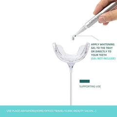 Ergonomic mouth tray ready for use