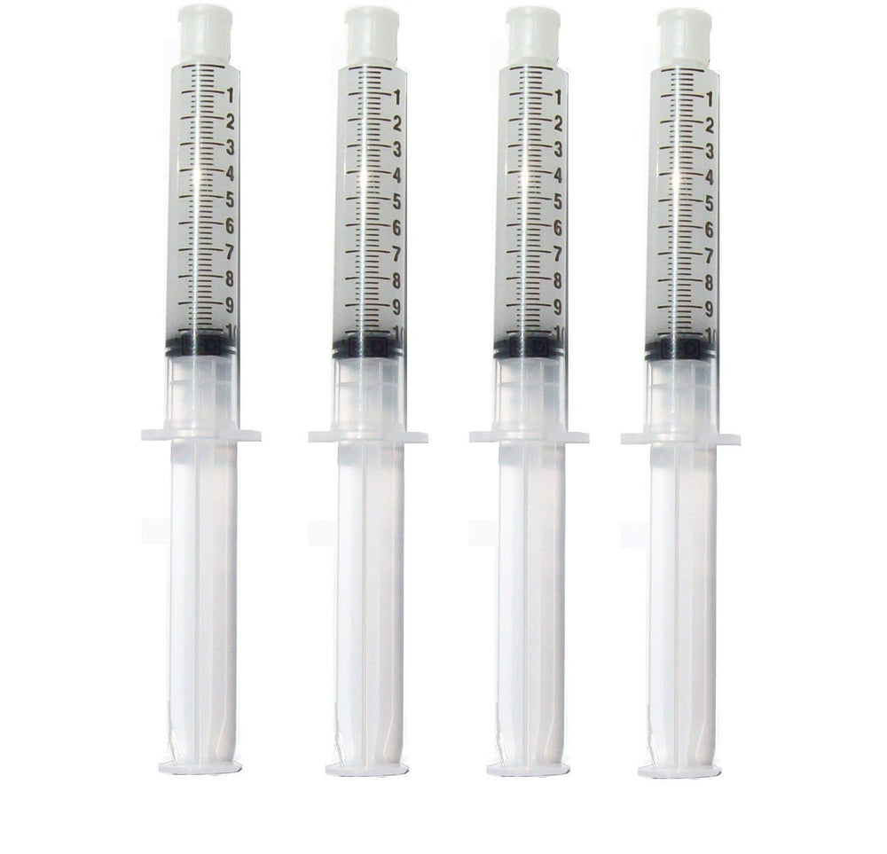 Teeth whitening gel syringe 10ml - 4 pack