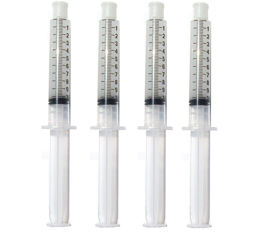 Teeth whitening gel syringe 10ml - 4 pack