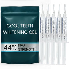 Two molded teeth whitening trays included with the 44% carbamide peroxide kit