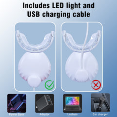 IPX7 waterproof whitening light with blue LED