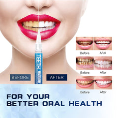 Close-up of whitening gel pen tip