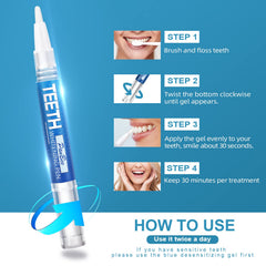 Whitening results after 1–2 weeks