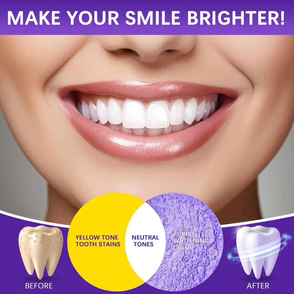 Toothpaste whitening booster powder bottle