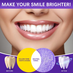 Toothpaste whitening booster powder bottle