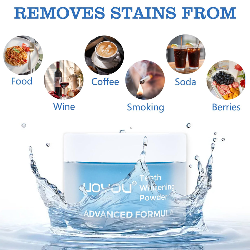 Enamel-safe, peroxide-free whitening formula label