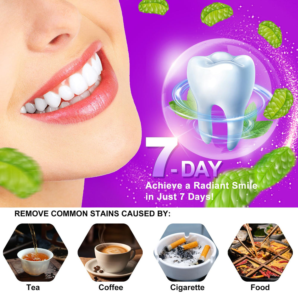 Individual whitening strip sheet ready for use