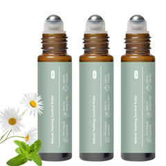 Teething Relief Roller 3-piece set with Natural Gentle branding