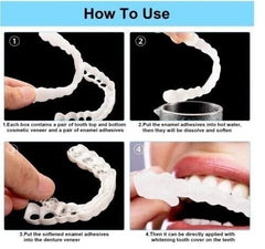 Temporary whitening for a radiant smile