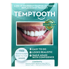Temptooth coloring material kit front view