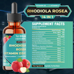 Dropper dispensing rhodiola tincture
