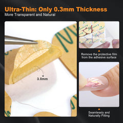 TENOC glue stickers quick-release removal without nail damage