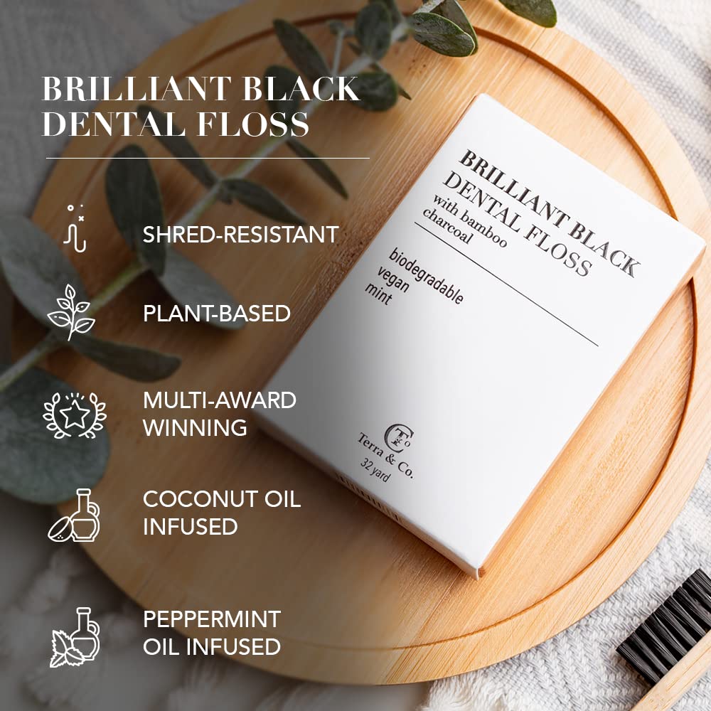 Gentle Green Tongue Scraper from the Brilliant Black collection