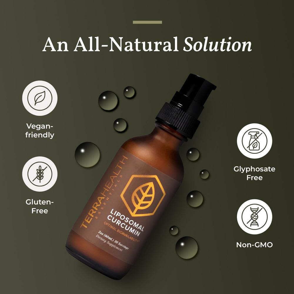 Liquid turmeric curcumin drops being tasted