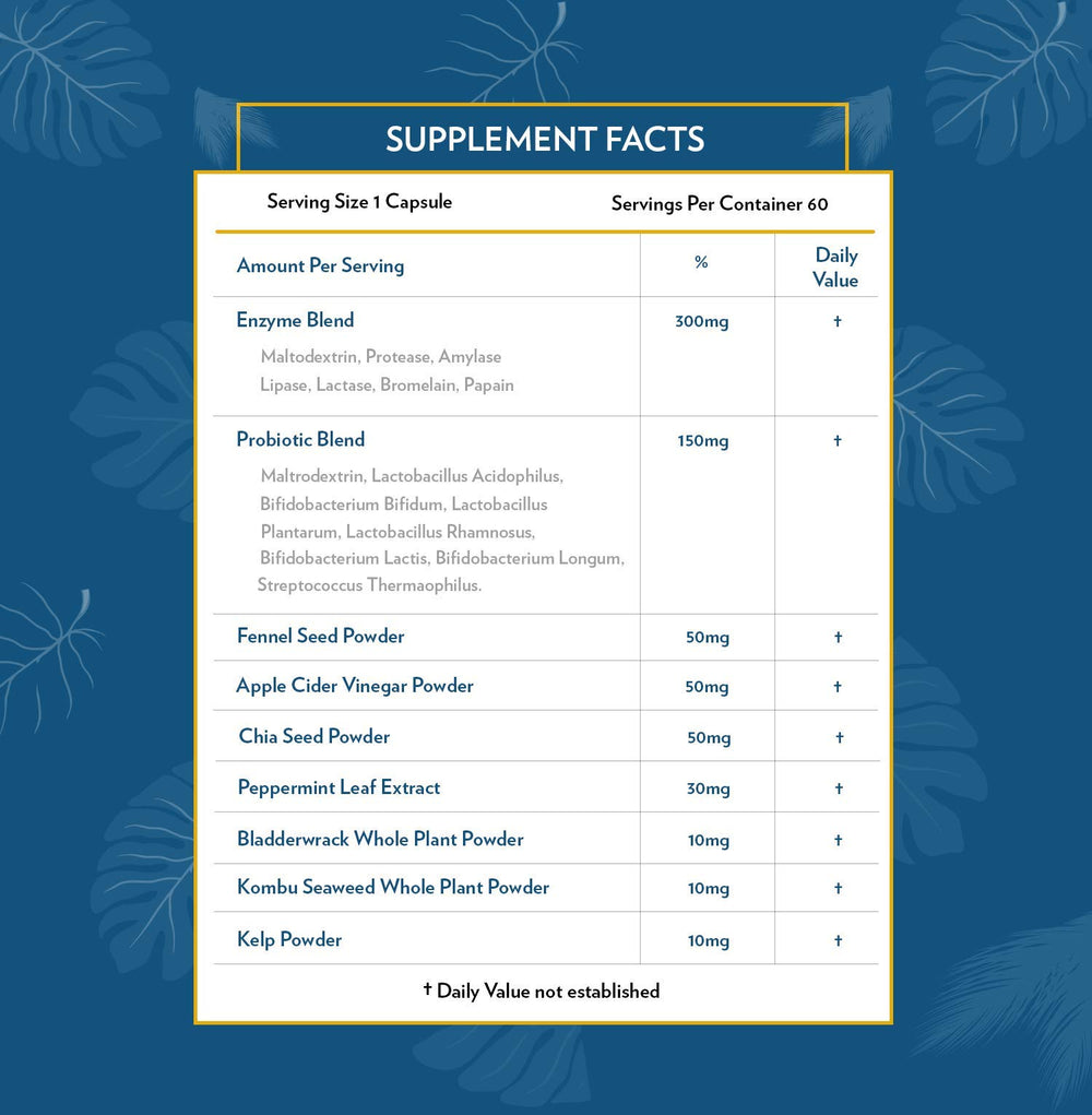 Ingredients illustration for Terra Origin Digestive Enzymes
