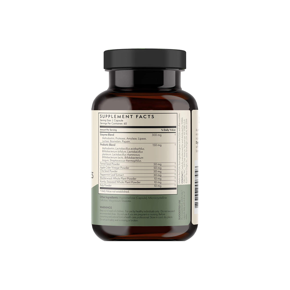 Probiotics and prebiotics symbols on packaging