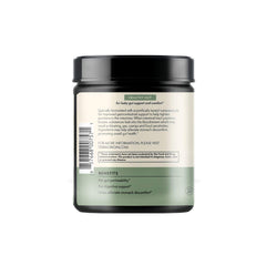 Close-up of mint-flavored Terra Origin Healthy Gut powder texture