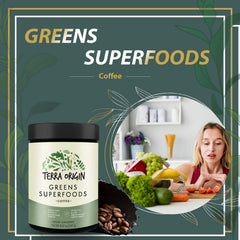 Probiotic greens powder with enzymes and probiotics