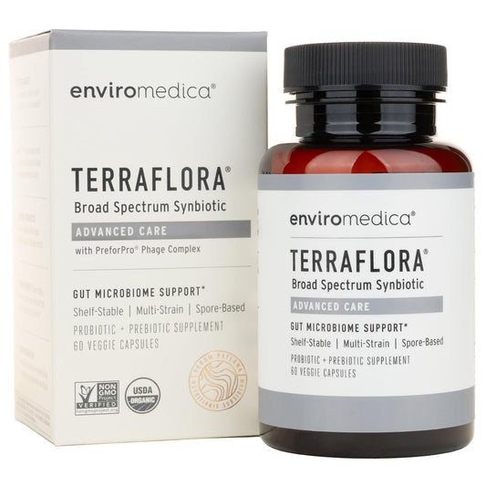 Terraflora Advanced Care Synbiotic bottle