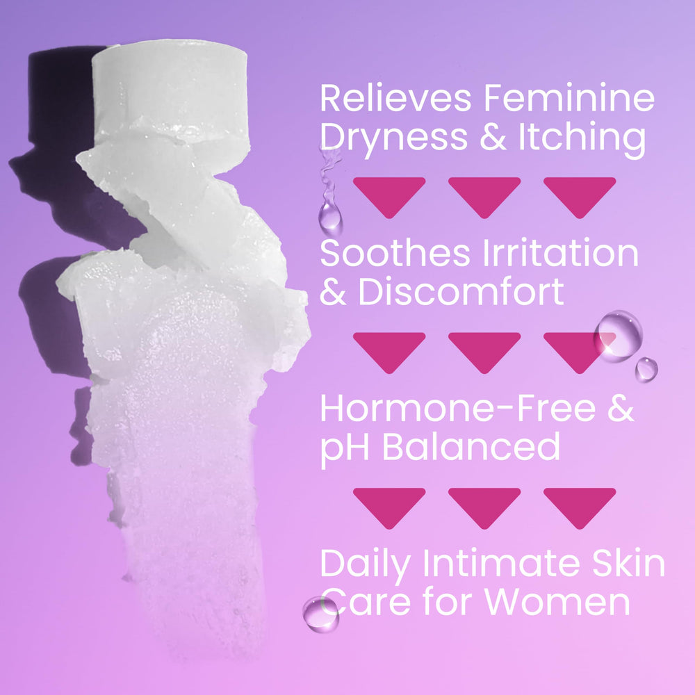 Terramed HydroGyn Vulva Balm product benefits highlight on packaging