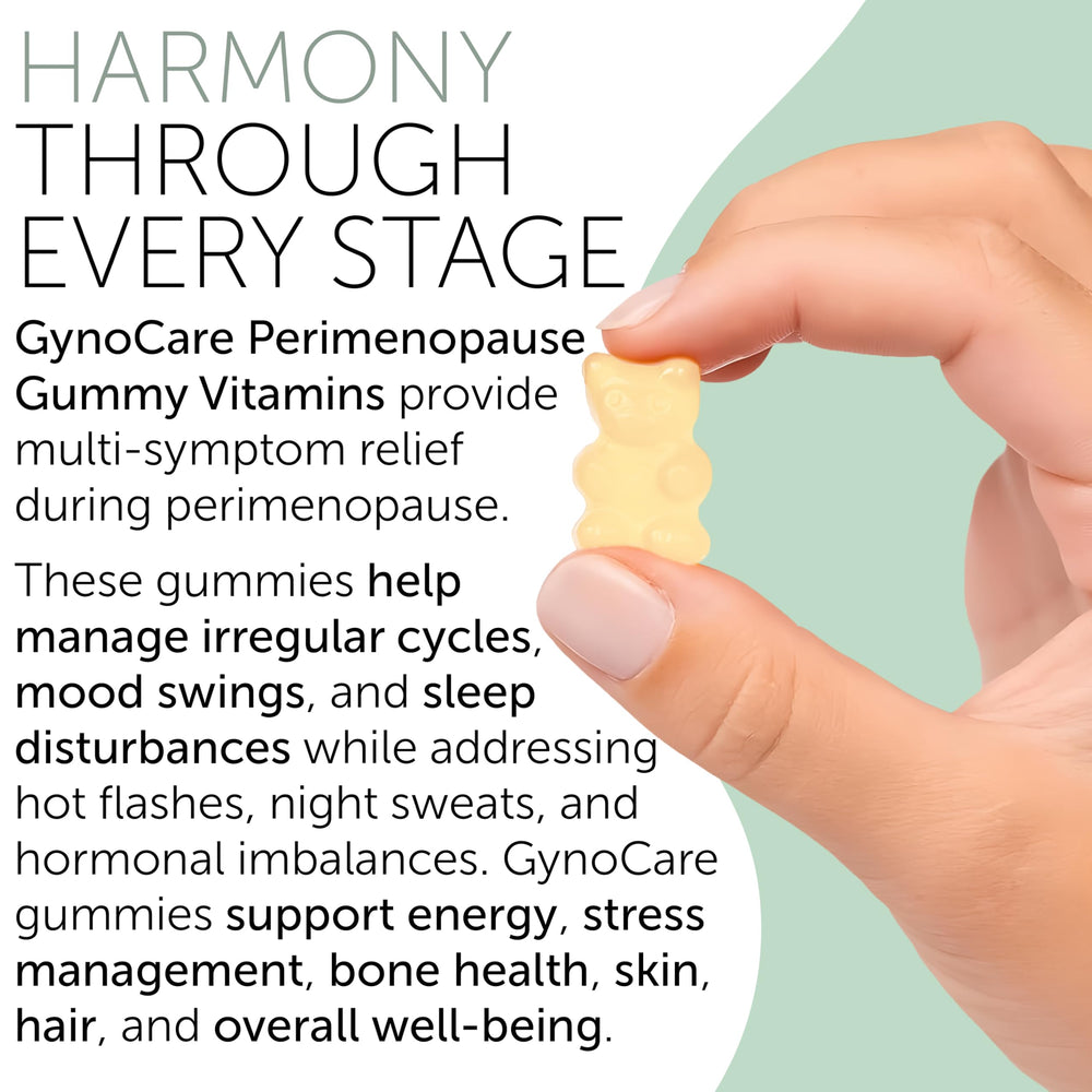 Terramed Just Think Comfort perimenopause gummies closeup ideal for easy daily intake.