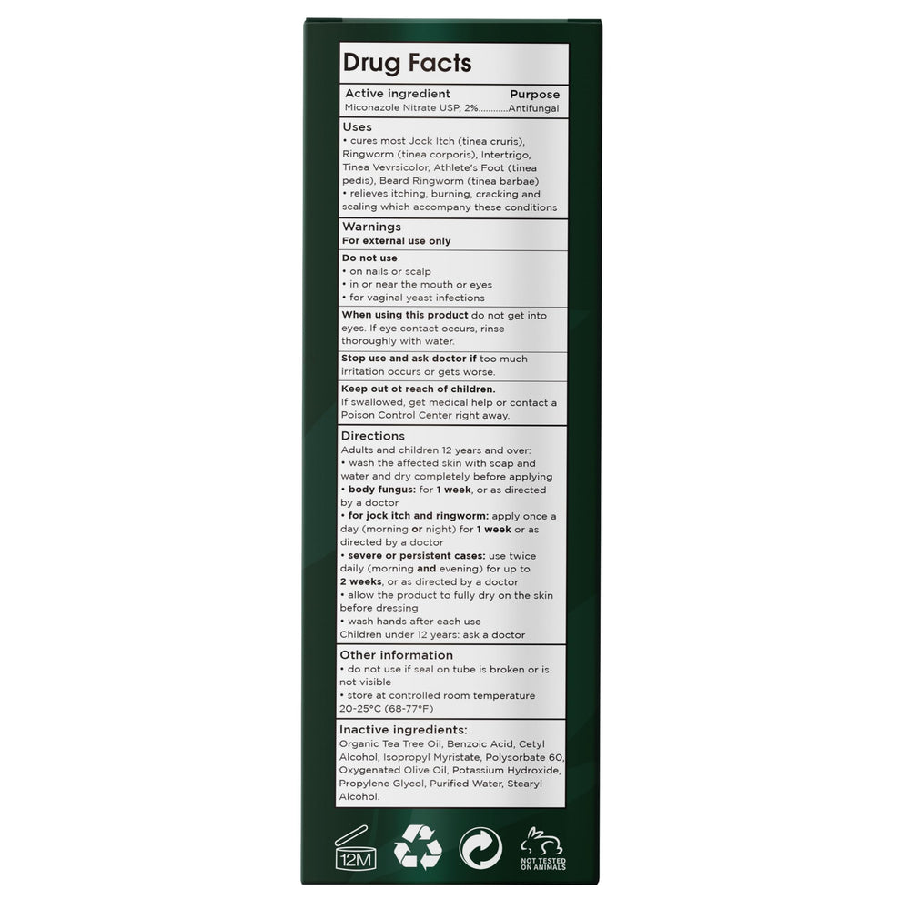 Terramed Just Think Comfort Tea Tree Body Spray lightweight formula absorbs fast leaving fresh skin