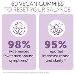 Terramed Just Think Comfort vegan-gummies shown for plant-based menopause support