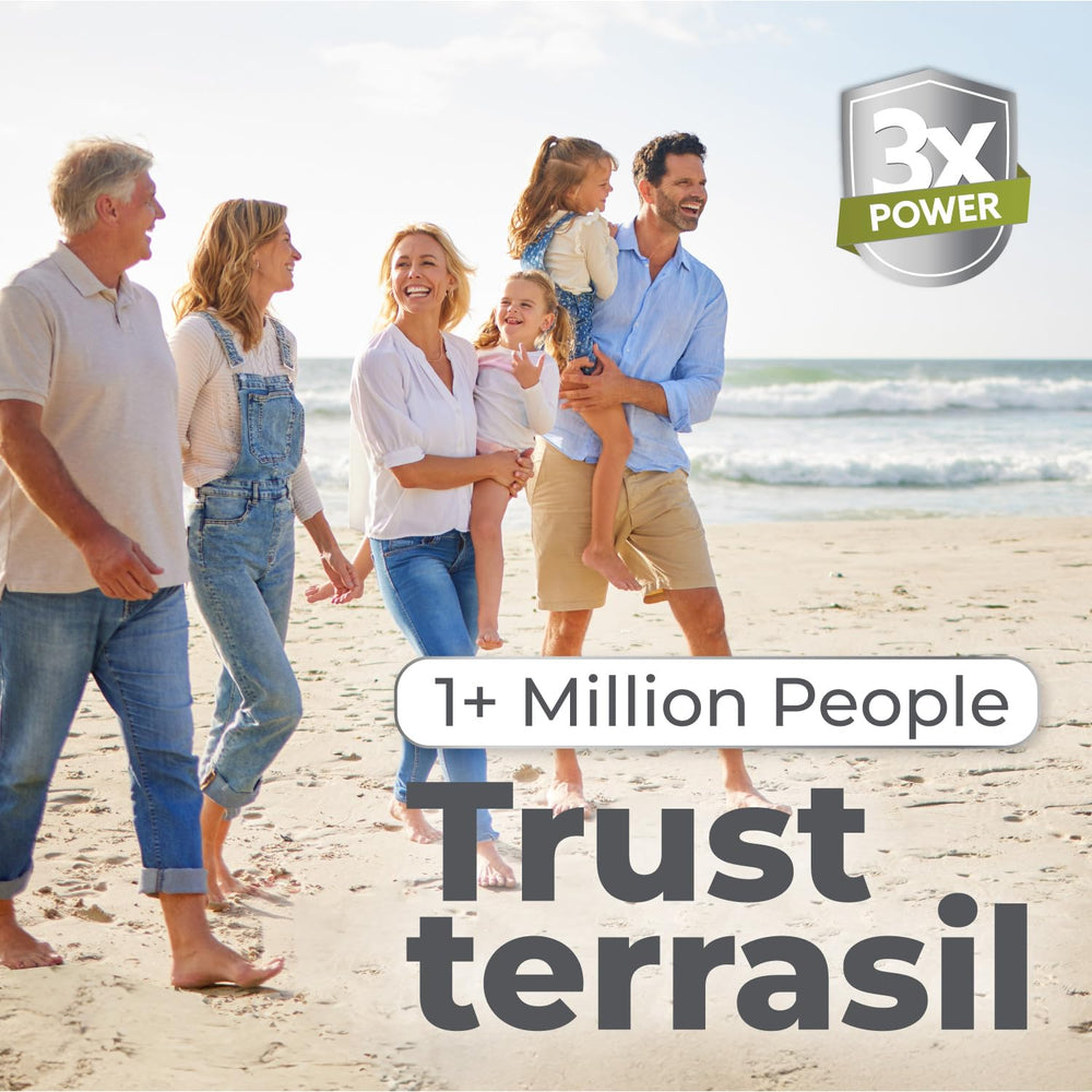 Terrasil FSA/HSA eligible badge for flexible spending.