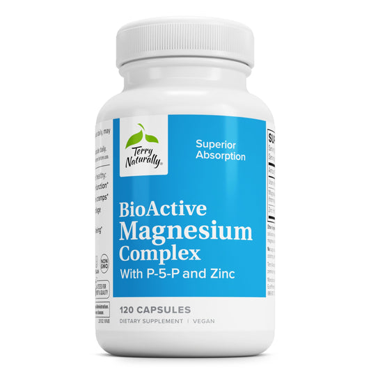 Bottle label: Terry Naturally BioActive Magnesium Complex