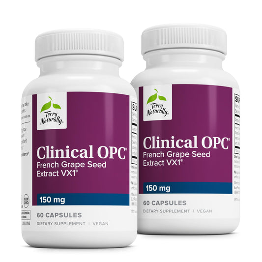 Two-pack bottle of Terry Naturally Clinical OPC