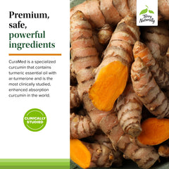 Heart health support image featuring CuraMed curcumin