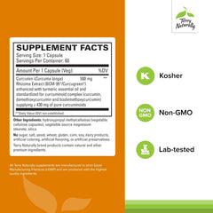 Close-up of CuraMed 500mg label