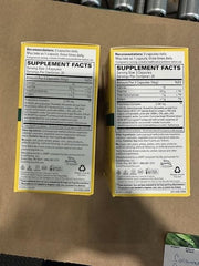 Back label of Terry Naturally Curamin bottle with supplement facts