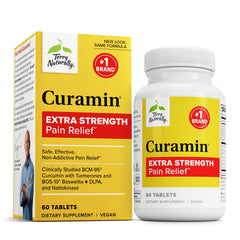 Bottle of Terry Naturally Curamin Extra Strength 60 tablets