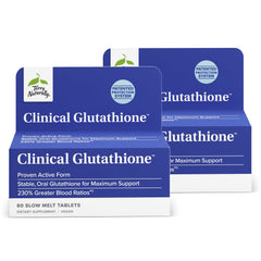 Terry Naturally Glutathione bottle with 60 slow-melt tablets