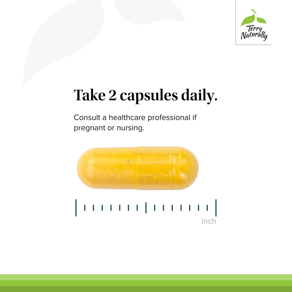 Boswellia serrata and vitamins ingredients highlighted for Terry Naturally Healthy Feet & Nerves