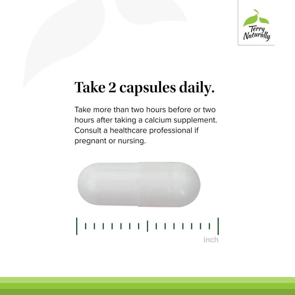 Product packaging and bottle display of Strontium supplement