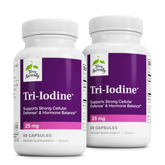 Terry Naturally Tri-Iodine bottle with 2-pack packaging