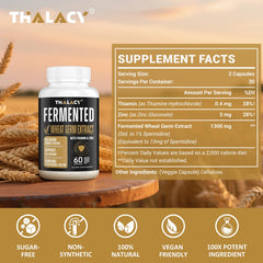 Spermidine capsules bottle with Thalacy branding – 4 pack