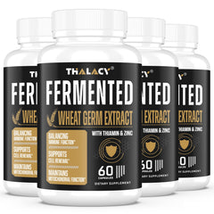 Thalacy Spermidine 13mg 1300mg Wheat Germ Extract capsules – 4 pack front view