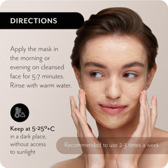 The Act Coffee Mask creamy texture with espresso scent enhances self-care.