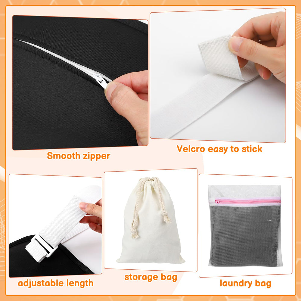 Storage bag included with THE KING HIS QUEEN castor oil wrap pack