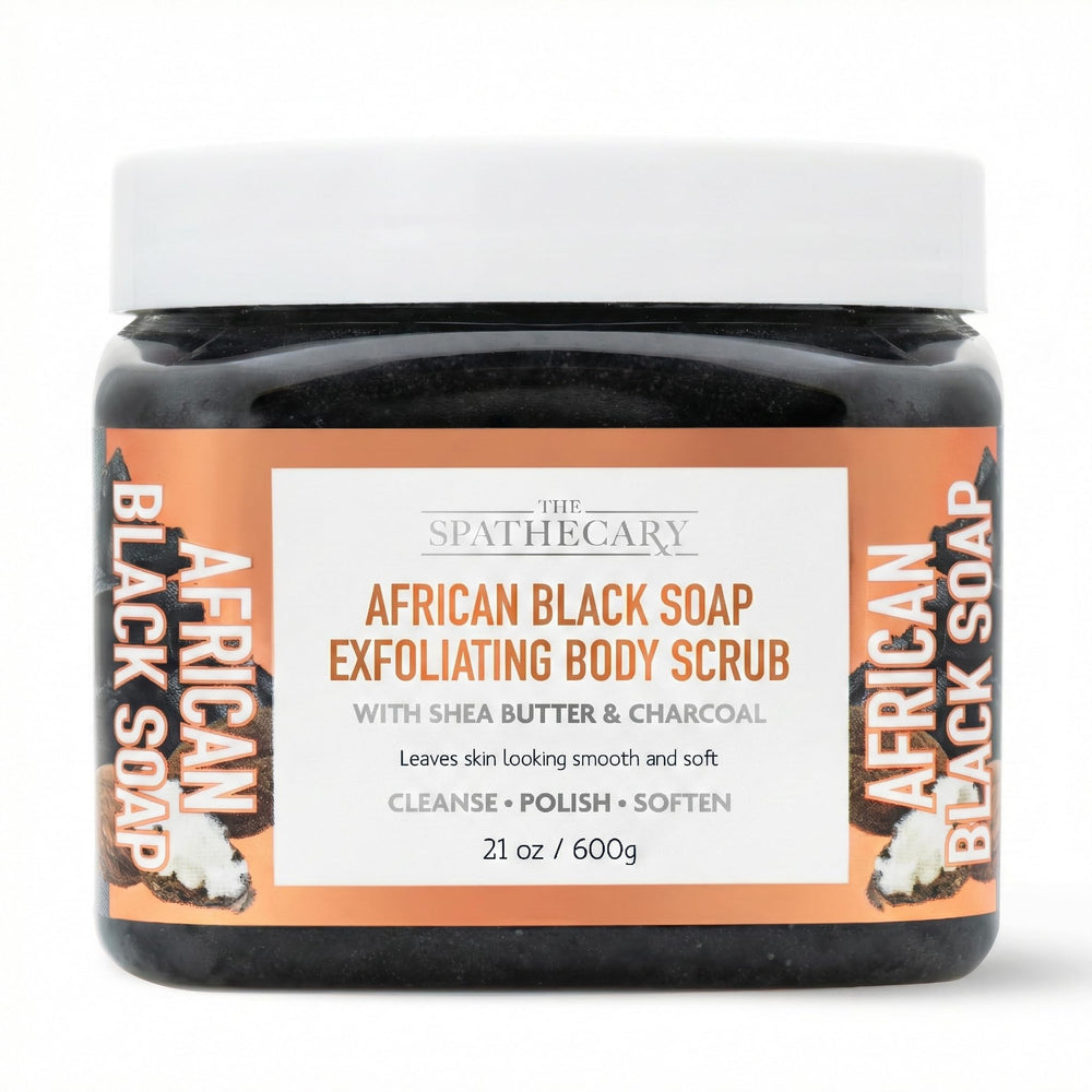 Close-up of The Spathecary Grapefruit Orange Mimosa scrub texture for gentle exfoliation.