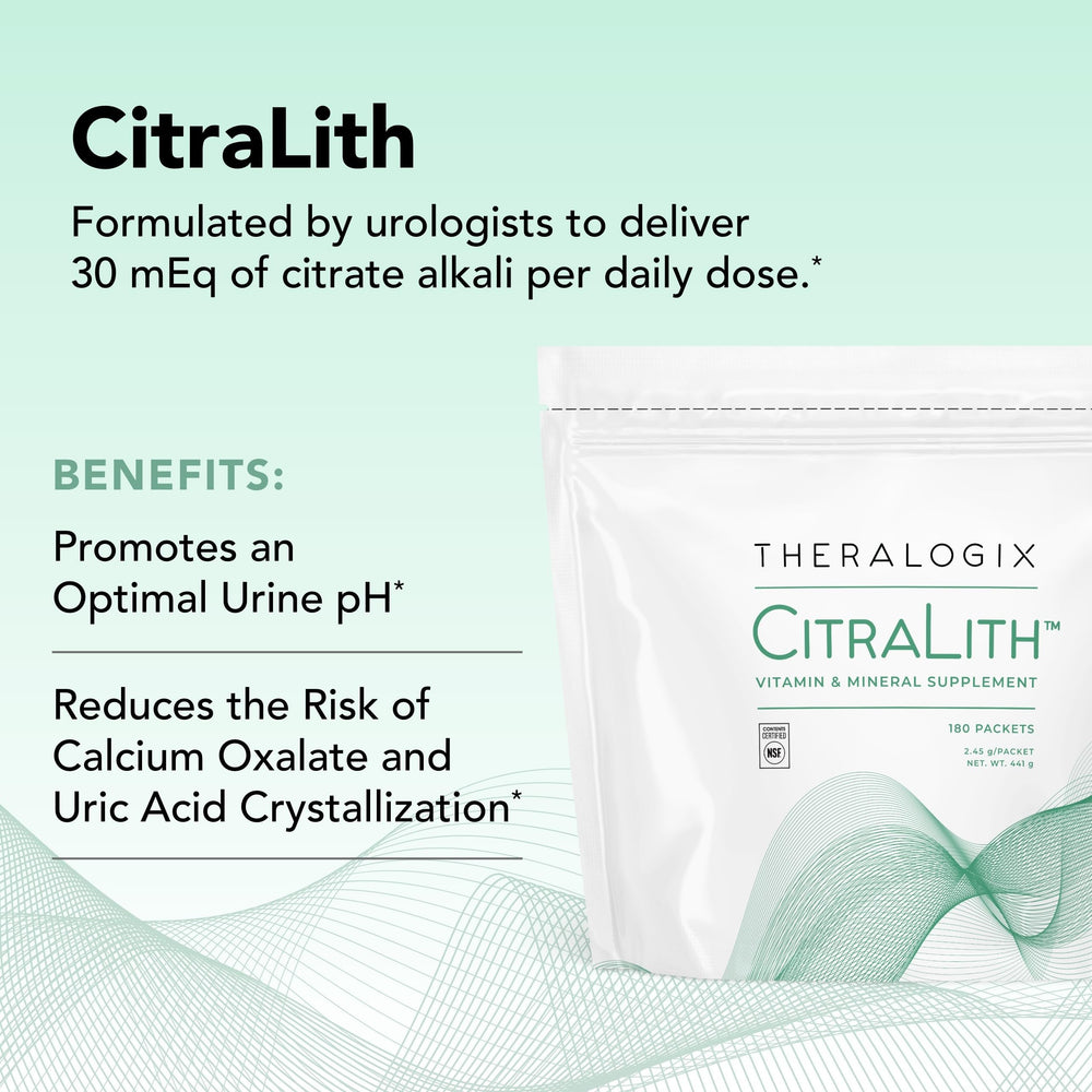 180 packets delivering a 90-day supply of CitraLith for kidney support