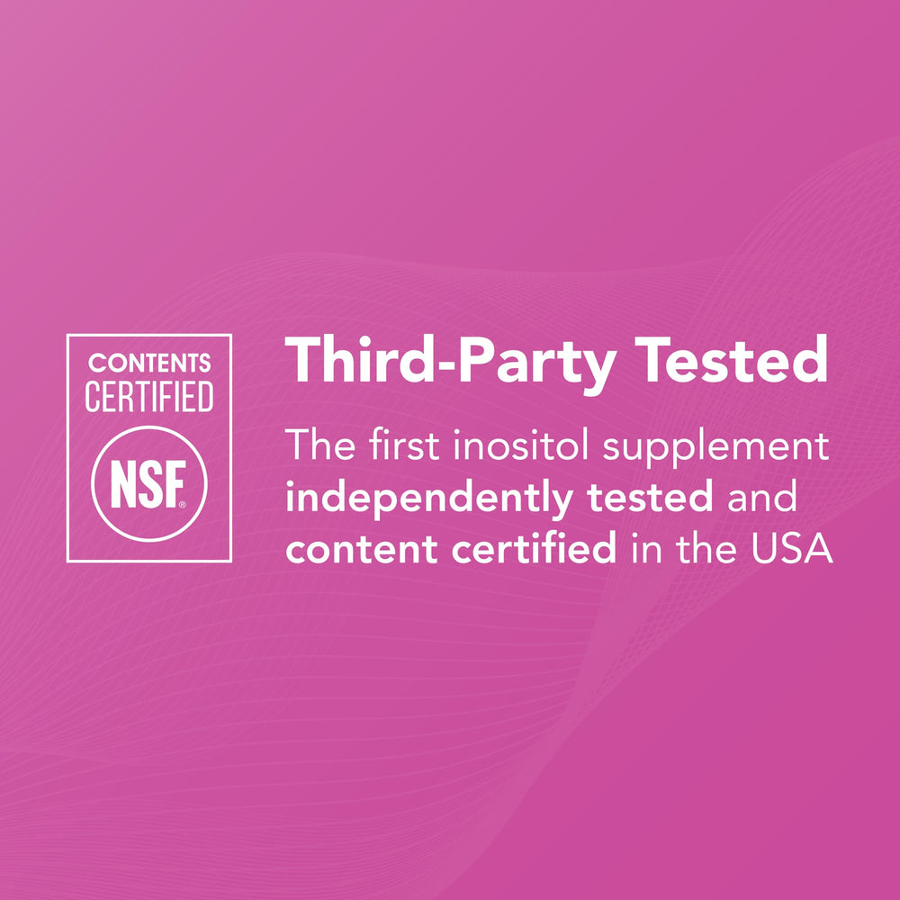 Unflavored powder label from Theralogix Ovasitol, designed for everyday use.